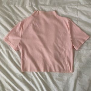 SHEIN light pink mock neck top